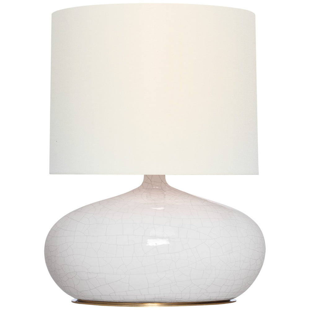 Visual Comfort Signature Canada - LED Table Lamp - Olinda - Crackled Ivory- Union Lighting Luminaires Decor