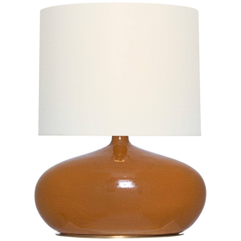 Visual Comfort Signature Canada - LED Table Lamp - Olinda - Crackled Sienna- Union Lighting Luminaires Decor