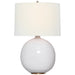 Visual Comfort Signature Canada - LED Table Lamp - Sao Paulo - Crackled Ivory- Union Lighting Luminaires Decor