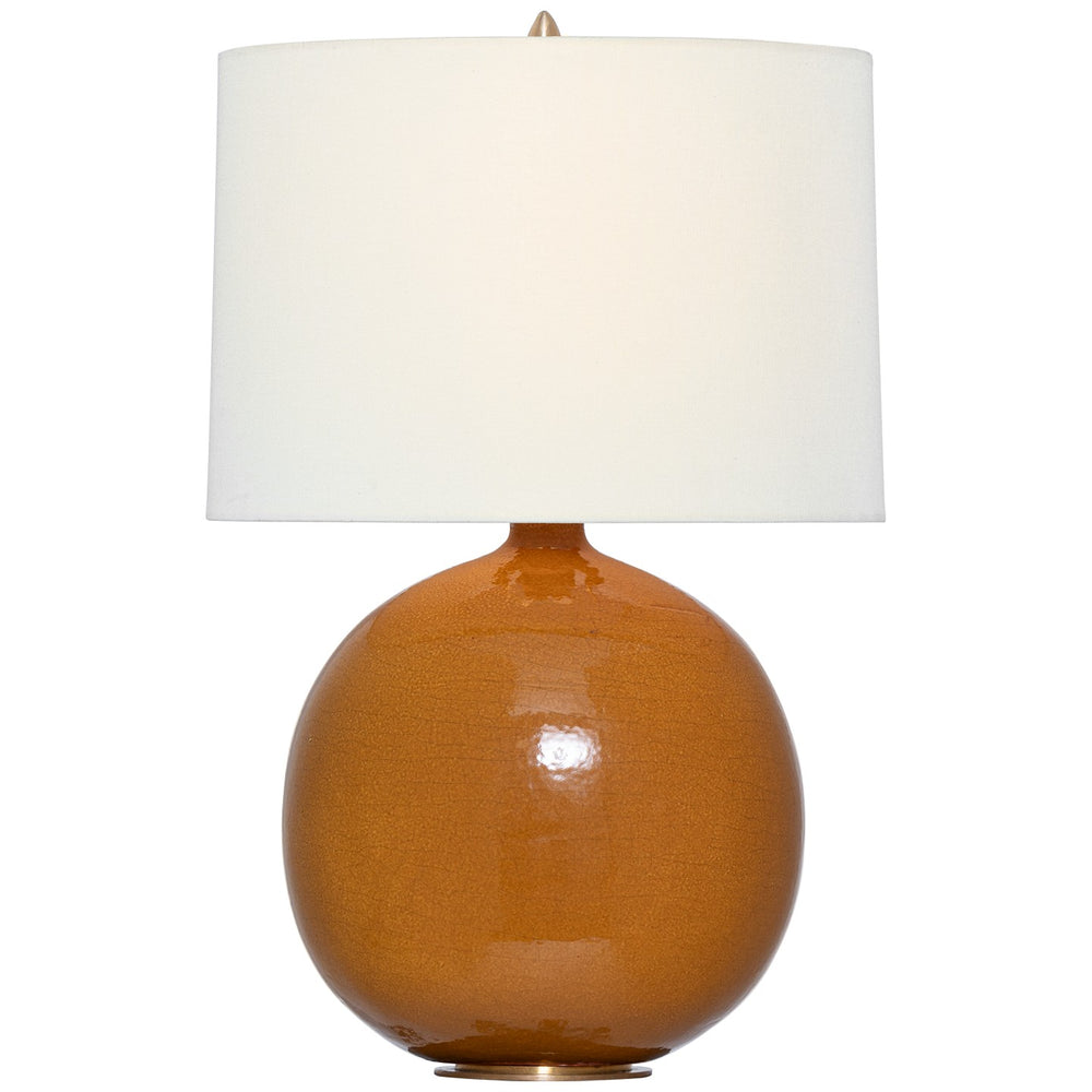 Visual Comfort Signature Canada - LED Table Lamp - Sao Paulo - Crackled Sienna- Union Lighting Luminaires Decor
