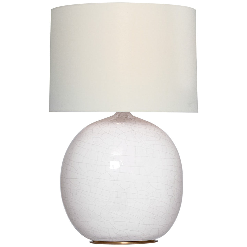 Visual Comfort Signature Canada - LED Table Lamp - Sao Paulo - Crackled Ivory- Union Lighting Luminaires Decor