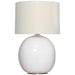 Visual Comfort Signature Canada - LED Table Lamp - Sao Paulo - Crackled Ivory- Union Lighting Luminaires Decor
