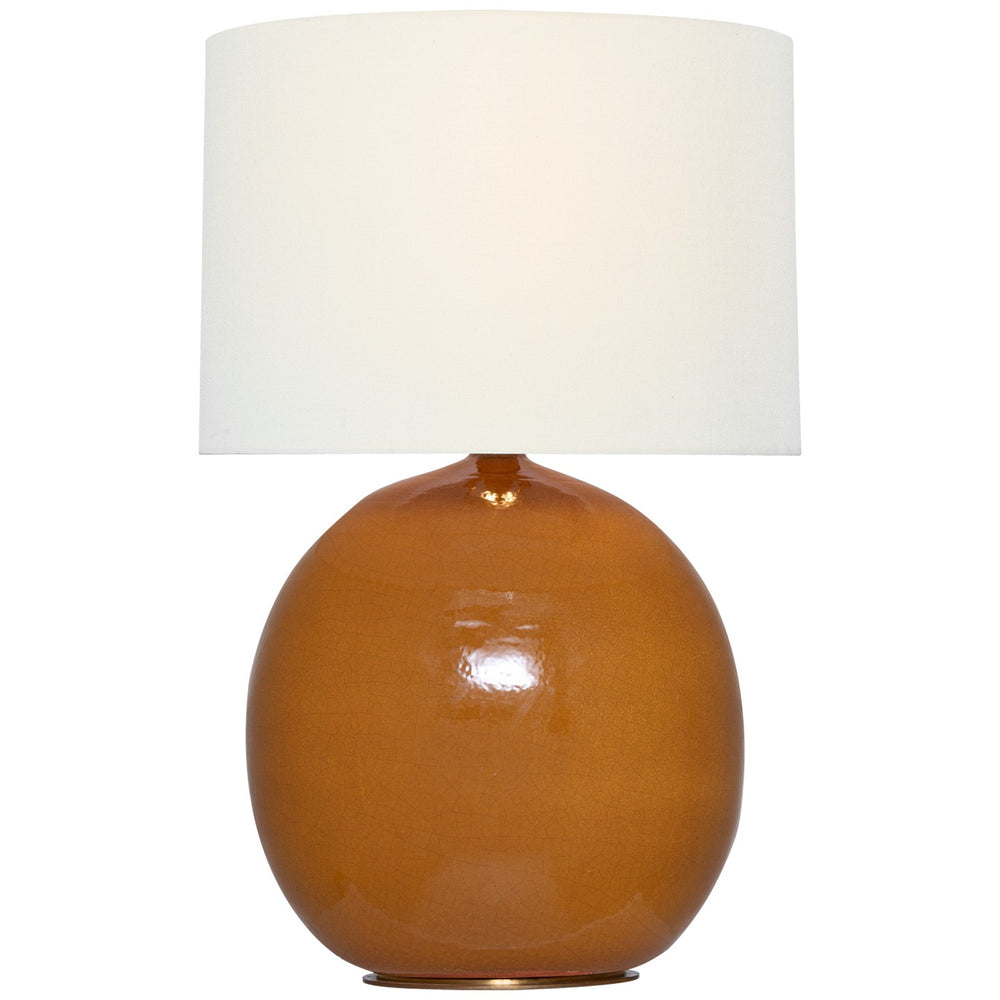 Visual Comfort Signature Canada - LED Table Lamp - Sao Paulo - Crackled Sienna- Union Lighting Luminaires Decor
