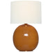 Visual Comfort Signature Canada - LED Table Lamp - Sao Paulo - Crackled Sienna- Union Lighting Luminaires Decor