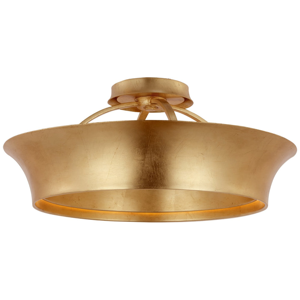 Visual Comfort Signature Canada - LED Semi-Flush Mount - Garland - Gild- Union Lighting Luminaires Decor