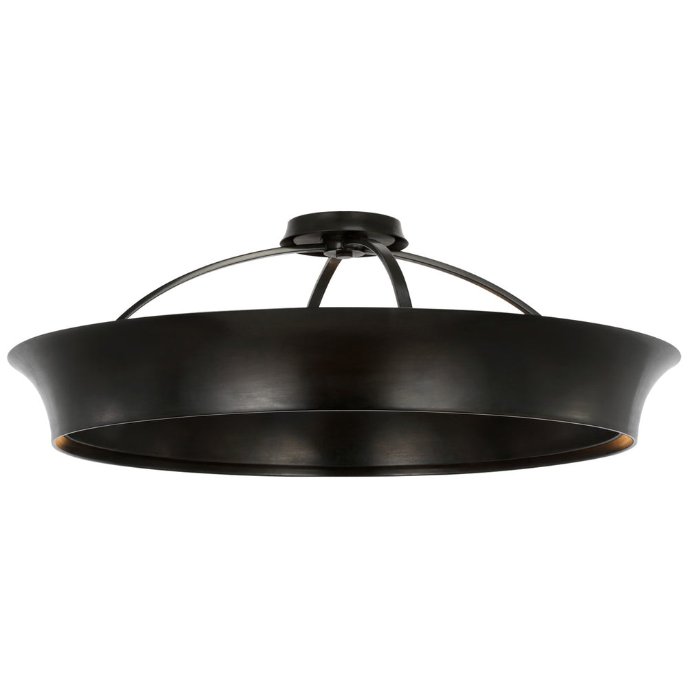 Visual Comfort Signature Canada - LED Flush Mount - Garland - Aged Iron- Union Lighting Luminaires Decor
