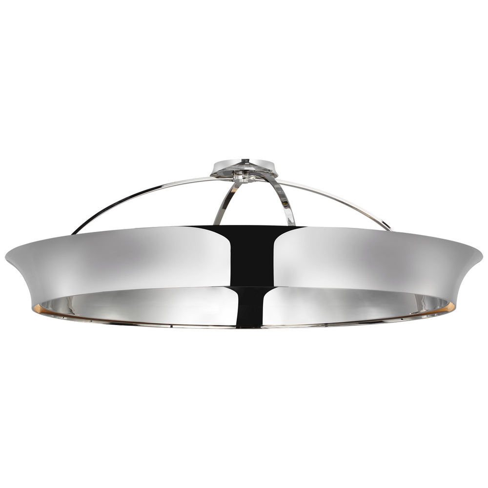 Visual Comfort Signature Canada - LED Flush Mount - Garland - Polished Nickel- Union Lighting Luminaires Decor