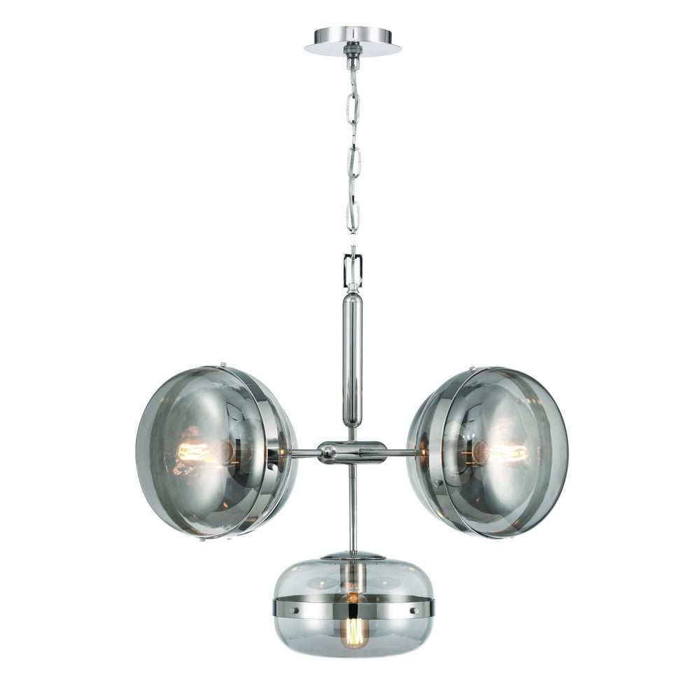 Eurofase Canada - NOTTINGHAM-CHD-5LT-28IN-PN-SK - NOTTINGHAM - Polished Nickel- Union Lighting Luminaires Decor