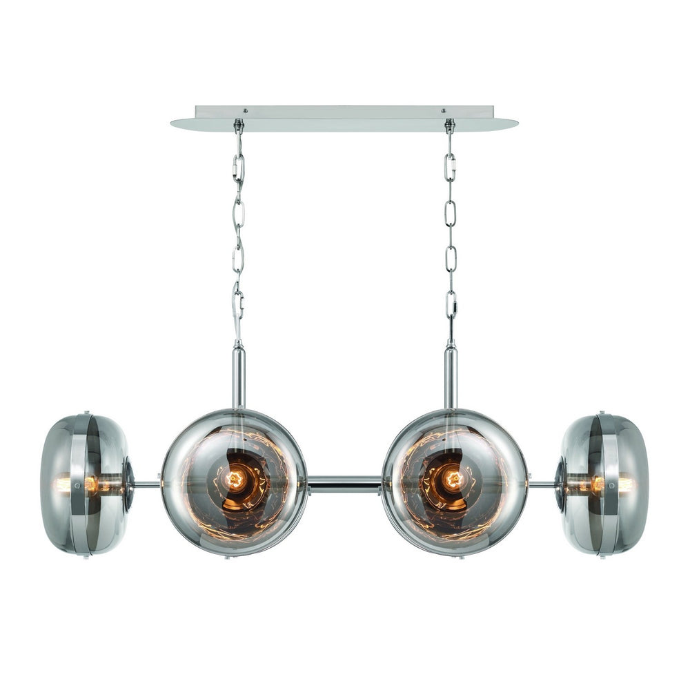 Eurofase Canada - NOTTINGHAM-CHD-6LT-44IN-PN-SK - NOTTINGHAM - Polished Nickel- Union Lighting Luminaires Decor