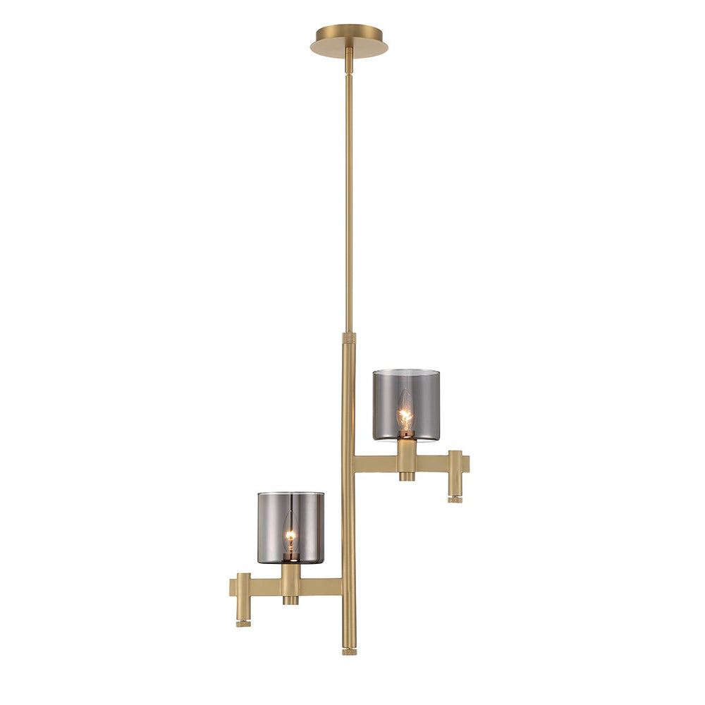Eurofase Canada - DECATO-CHD-2LT-22IN-GD-SK - DECATO - Gold- Union Lighting Luminaires Decor