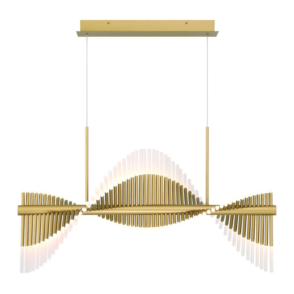 Eurofase Canada - VOLTIK-CHD-60LT-40IN-GD-FR - VOLTIK - Gold- Union Lighting Luminaires Decor