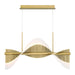 Eurofase Canada - VOLTIK-CHD-60LT-40IN-GD-FR - VOLTIK - Gold- Union Lighting Luminaires Decor