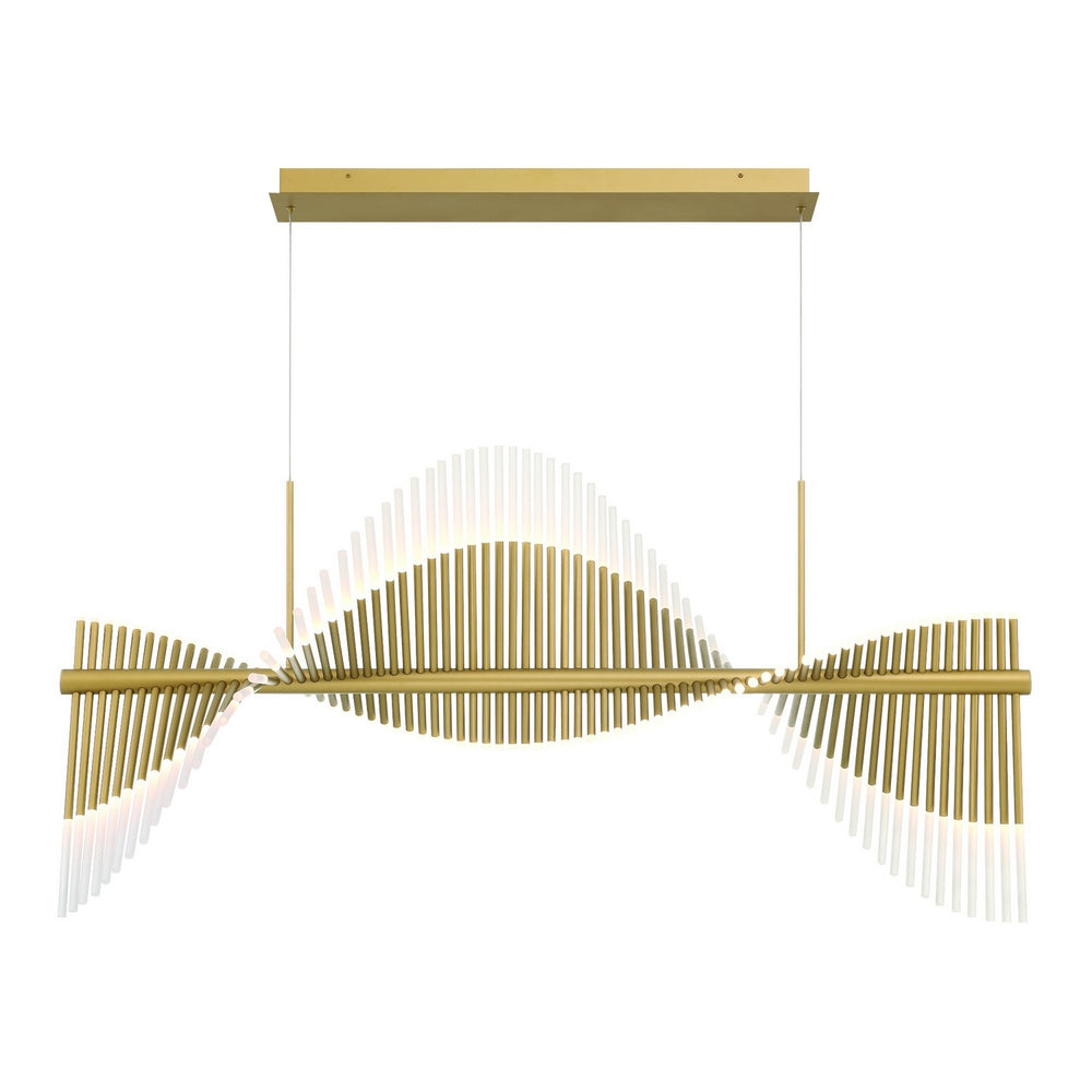 Eurofase Canada - VOLTIK-CHD-72LT-59IN-GD-FR - VOLTIK - Gold- Union Lighting Luminaires Decor