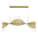 Eurofase Canada - VOLTIK-CHD-72LT-59IN-GD-FR - VOLTIK - Gold- Union Lighting Luminaires Decor