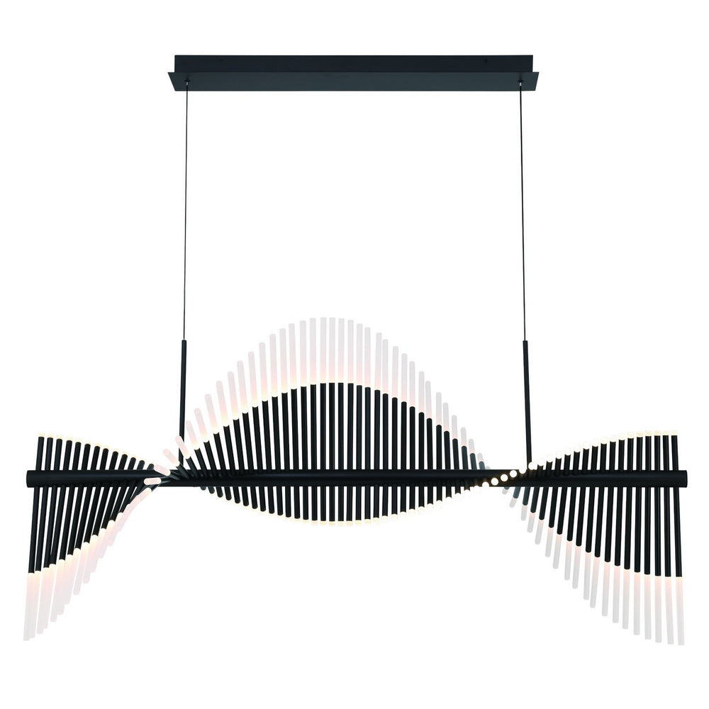 Eurofase Canada - VOLTIK-CHD-72LT-59IN-BK-FR - VOLTIK - Black- Union Lighting Luminaires Decor