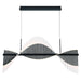 Eurofase Canada - VOLTIK-CHD-72LT-59IN-BK-FR - VOLTIK - Black- Union Lighting Luminaires Decor