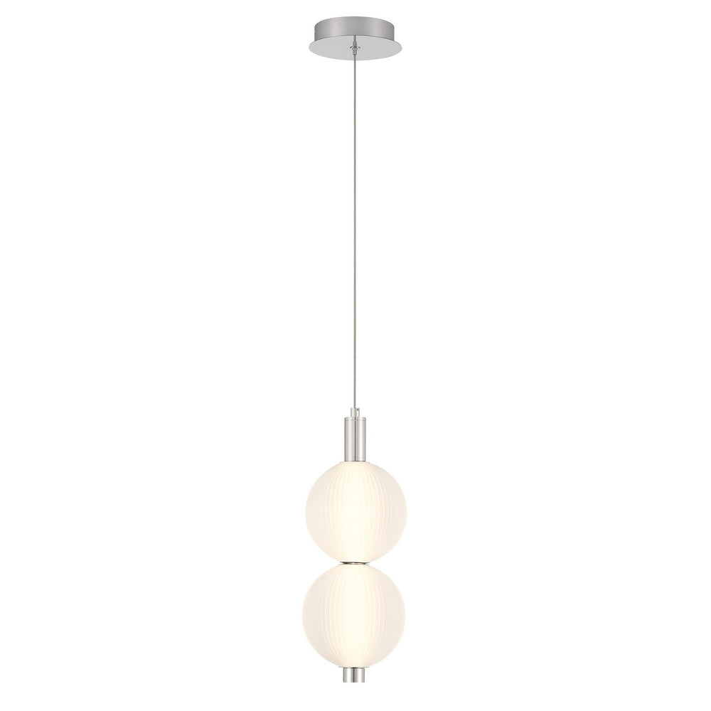 Eurofase Canada - PALMAS-PEN-2LT-16IN-PN-WH - PALMAS - Polished Nickel- Union Lighting Luminaires Decor