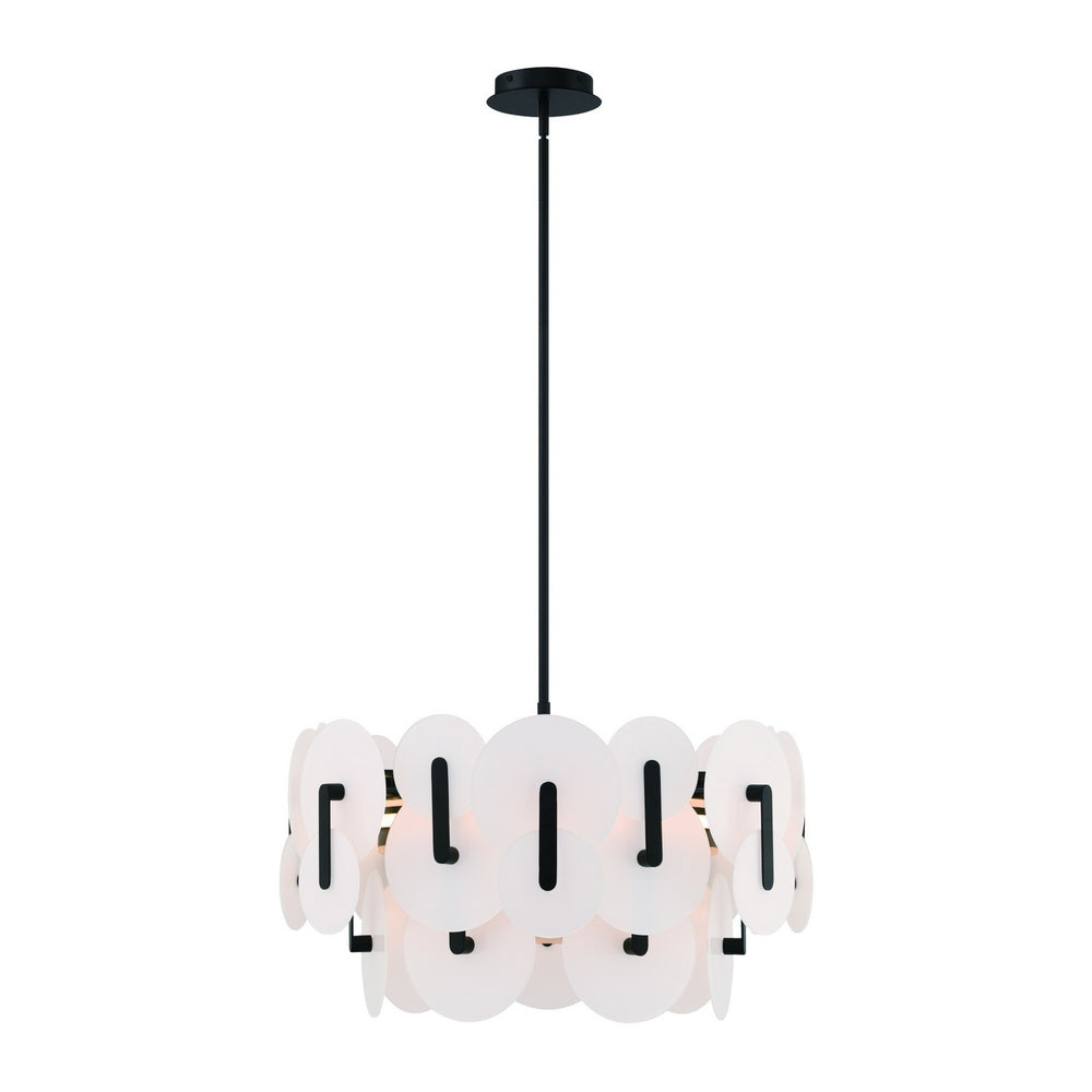 Eurofase Canada - NUVOLA-CHD-24IN-BK - NUVOLA - Black- Union Lighting Luminaires Decor