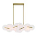 Eurofase Canada - NUVOLA-CHD-56IN-GD - NUVOLA - Gold- Union Lighting Luminaires Decor