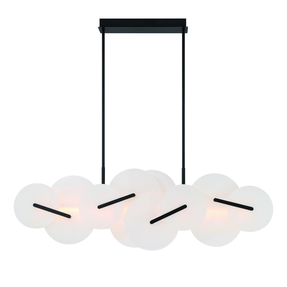 Eurofase Canada - NUVOLA-CHD-56IN-BK - NUVOLA - Black- Union Lighting Luminaires Decor