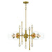 Eurofase Canada - TRAITON-CHD-5LT-36IN-GD-CL - TRAITON - Gold- Union Lighting Luminaires Decor