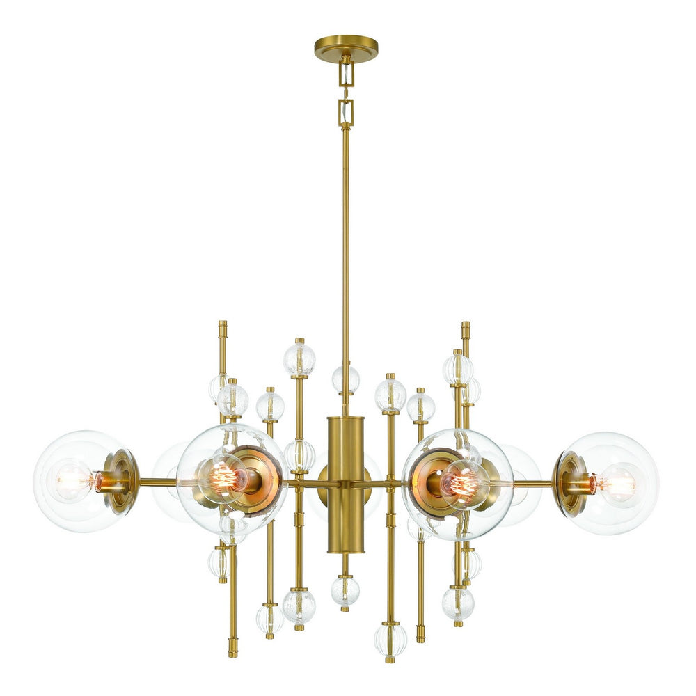 Eurofase Canada - TRAITON-CHD-9LT-48IN-GD-CL - TRAITON - Gold- Union Lighting Luminaires Decor