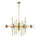 Eurofase Canada - TRAITON-CHD-9LT-48IN-GD-CL - TRAITON - Gold- Union Lighting Luminaires Decor