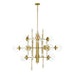 Eurofase Canada - TRAITON-CHD-12LT-48IN-GD-CL - TRAITON - Gold- Union Lighting Luminaires Decor