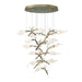 Eurofase Canada - MATERA-CHD-15LT-34IN-GD-WH - MATERA - Gold- Union Lighting Luminaires Decor