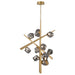 Eurofase Canada - THORAH-CHD-10LT-47IN-GD-SK - THORAH - Gold- Union Lighting Luminaires Decor