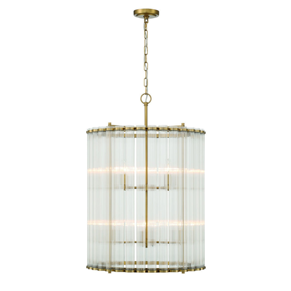Eurofase Canada - GLASBURY-CHD-8LT-27IN-GD-RB - GLASBURY - Gold- Union Lighting Luminaires Decor