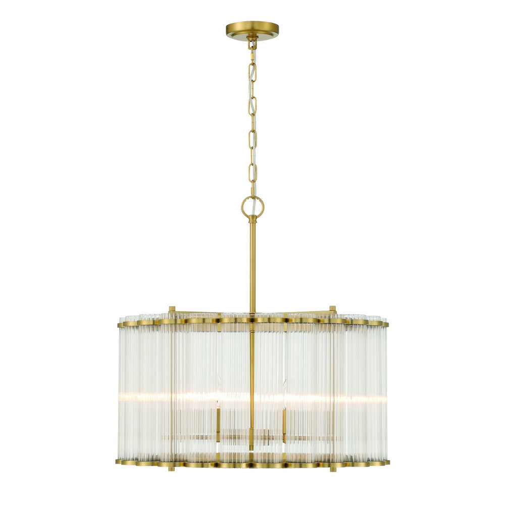 Eurofase Canada - GLASBURY-CHD-6LT-24IN-GD-RB - GLASBURY - Gold- Union Lighting Luminaires Decor