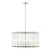 Eurofase Canada - GLASBURY-CHD-6LT-24IN-PN-RB - GLASBURY - Polished Nickel- Union Lighting Luminaires Decor