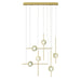Eurofase Canada - LED Chandelier - Barletta - Gold- Union Lighting Luminaires Decor