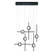 Eurofase Canada - LED Chandelier - Barletta - Black- Union Lighting Luminaires Decor