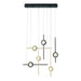Eurofase Canada - LED Chandelier - Barletta - Gold-Black- Union Lighting Luminaires Decor