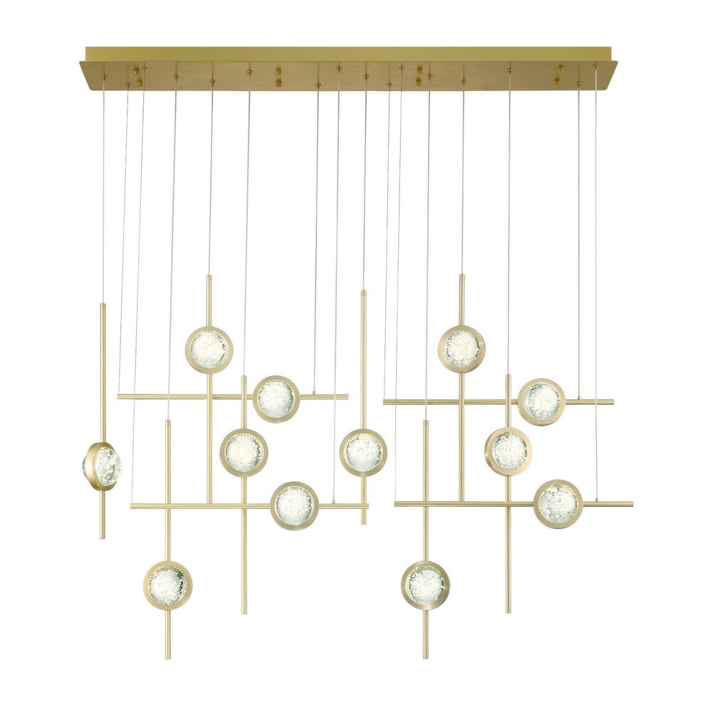 Eurofase Canada - LED Chandelier - Barletta - Gold- Union Lighting Luminaires Decor