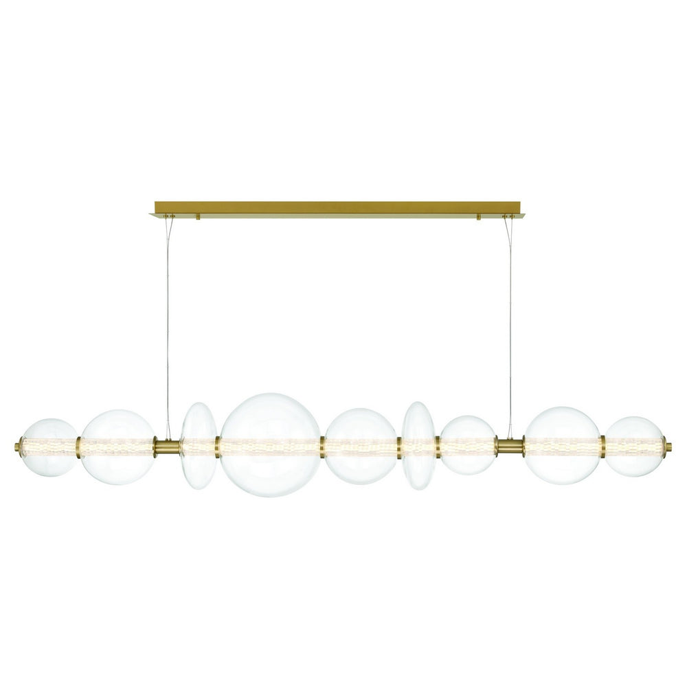 Eurofase Canada - LED Chandelier - Atomo - Gold- Union Lighting Luminaires Decor