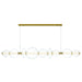 Eurofase Canada - LED Chandelier - Atomo - Gold- Union Lighting Luminaires Decor