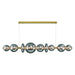 Eurofase Canada - LED Chandelier - Atomo - Gold- Union Lighting Luminaires Decor
