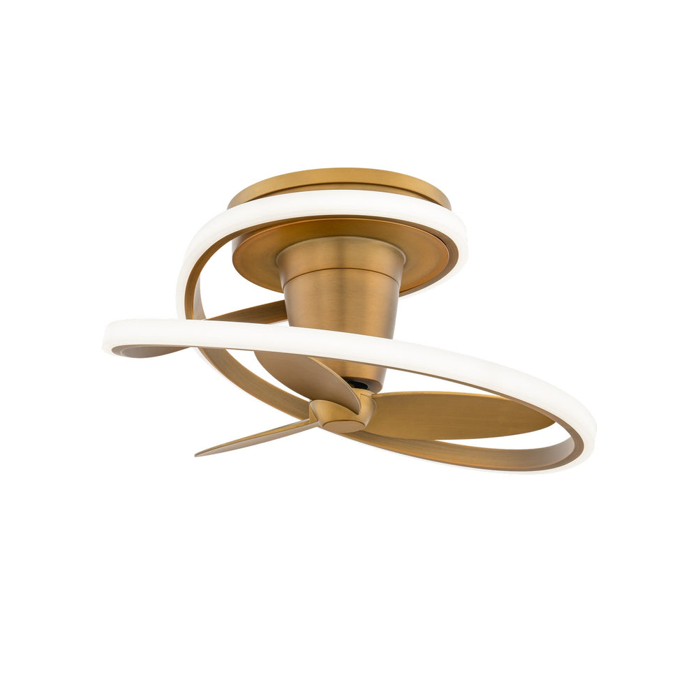 Modern Forms Fans Canada - 28" Ceiling Fan - Veloce - Aged Brass- Union Lighting Luminaires Decor