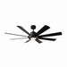 Modern Forms Fans Canada - 60" Ceiling Fan - Aura - Matte Black- Union Lighting Luminaires Decor