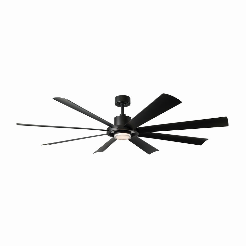 Modern Forms Fans Canada - 72" Ceiling Fan - Aura - Matte Black- Union Lighting Luminaires Decor
