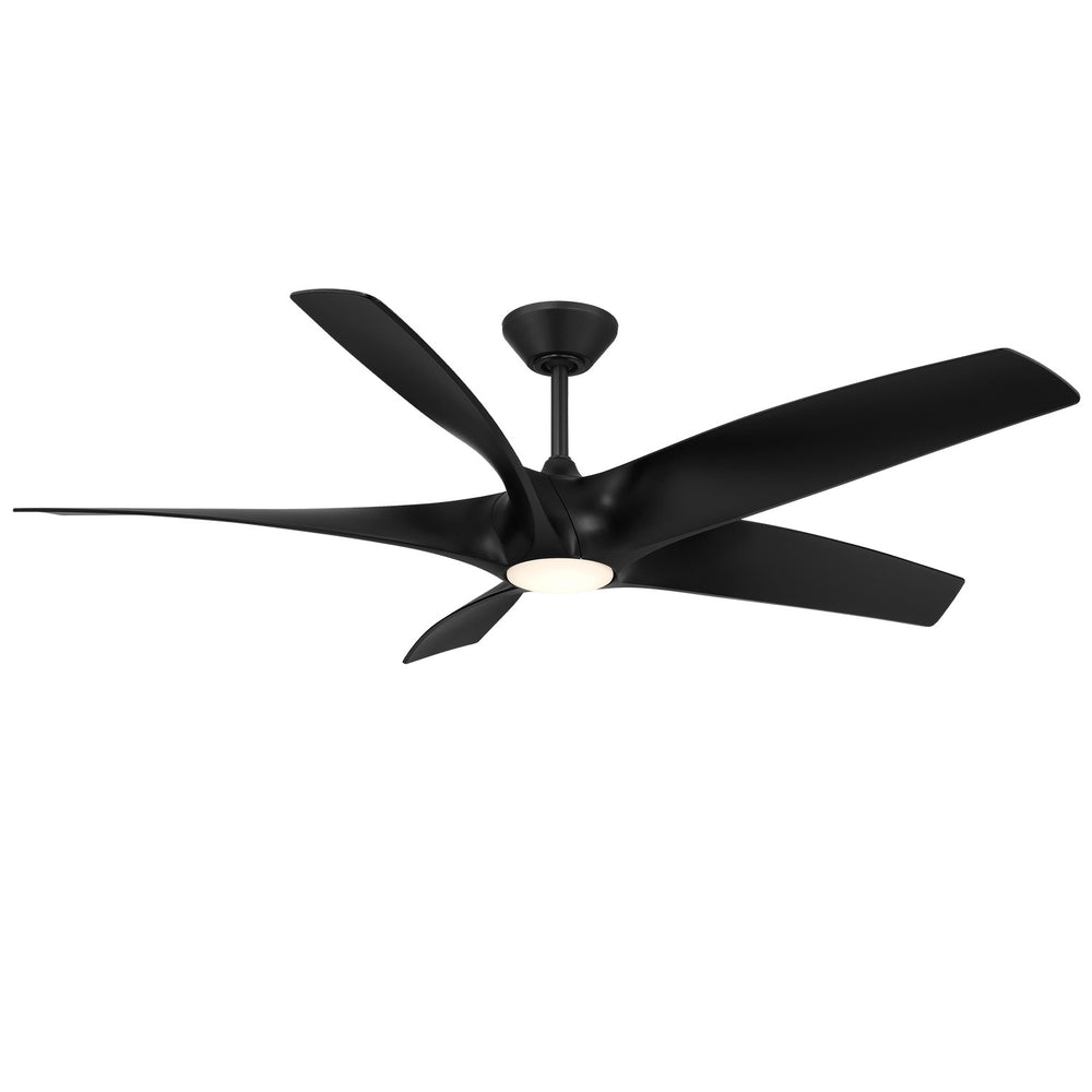 Modern Forms Fans Canada - 62" Ceiling Fan - Zephyr 5 - Matte Black- Union Lighting Luminaires Decor