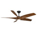 Modern Forms Fans Canada - 62" Ceiling Fan - Zephyr 5 - Matte Black/Distressed Koa- Union Lighting Luminaires Decor