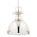 Hudson Valley Canada - One Light Pendant - Pelham - Polished Nickel- Union Lighting Luminaires Decor