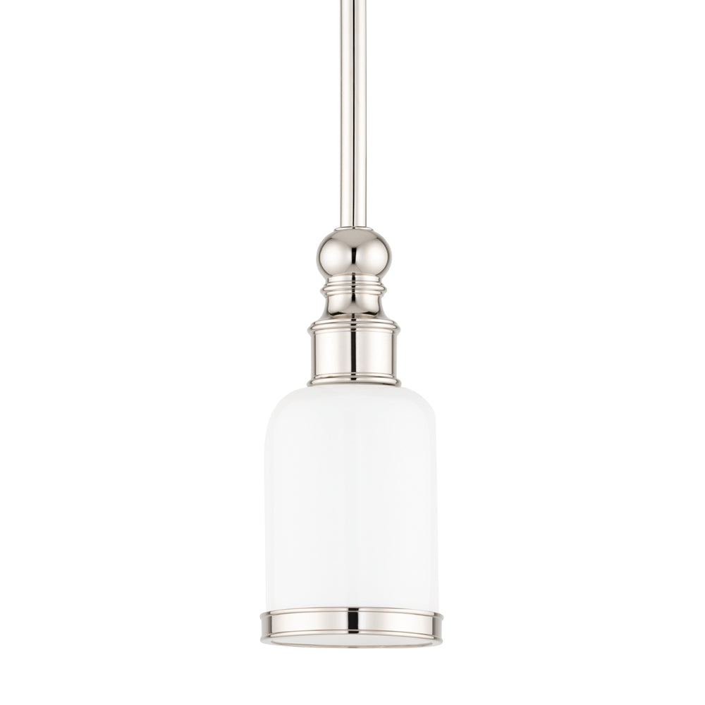 Hudson Valley Canada - One Light Pendant - Chatham - Polished Nickel- Union Lighting Luminaires Decor