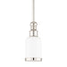 Hudson Valley Canada - One Light Pendant - Chatham - Polished Nickel- Union Lighting Luminaires Decor