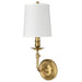 Hudson Valley Canada - One Light Wall Sconce - Logan - Aged Brass- Union Lighting Luminaires Decor