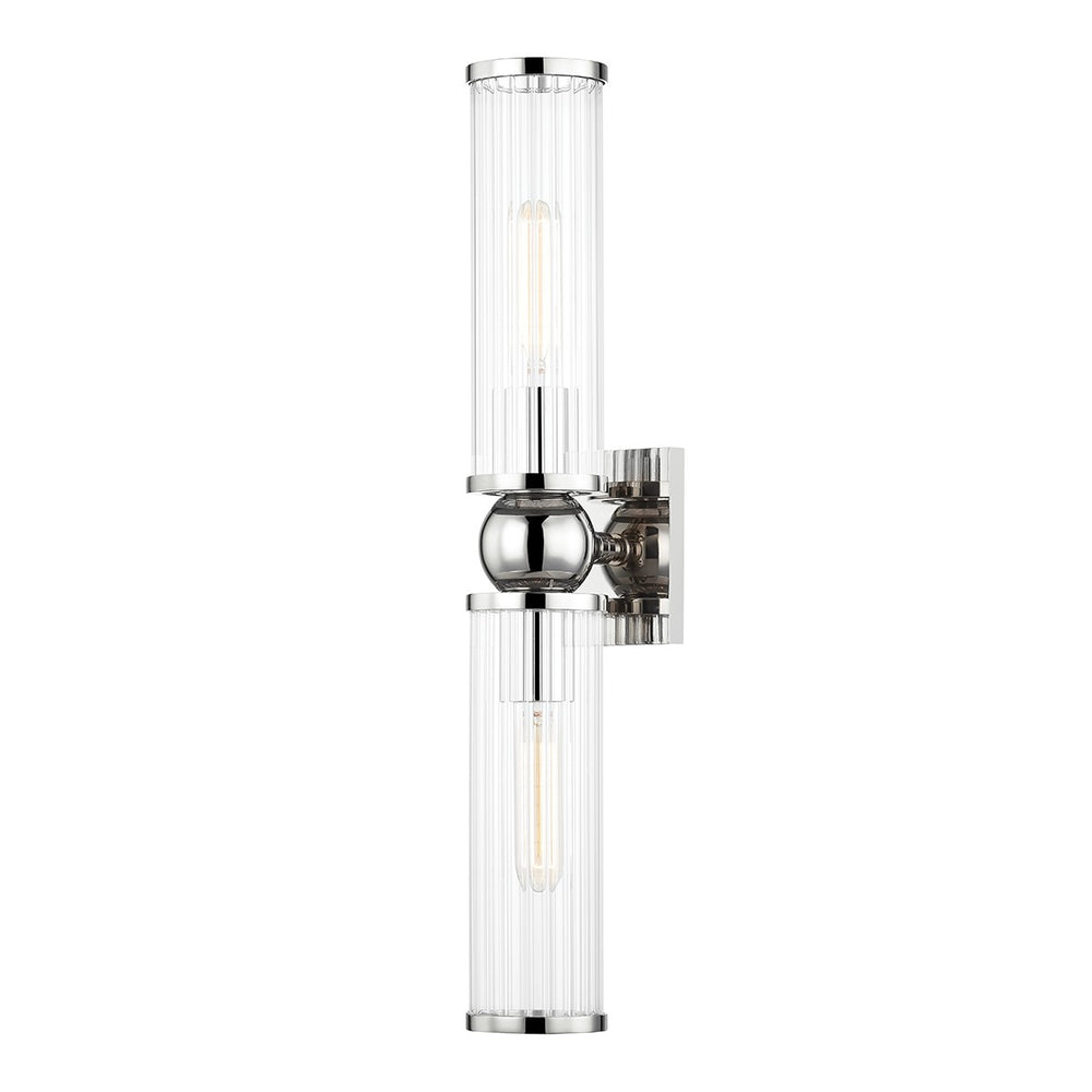 Hudson Valley Canada - Two Light Wall Sconce - Malone - Polished Nickel- Union Lighting Luminaires Decor